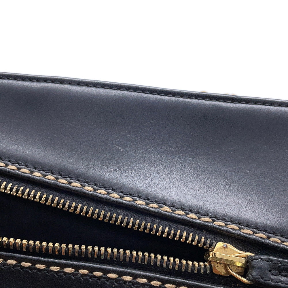 CHANEL Wild Stitch Handbag BlackA20665 Lambskin