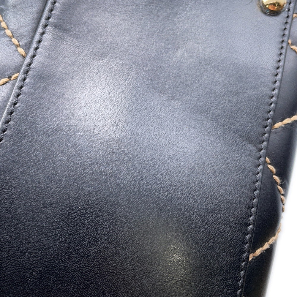CHANEL Wild Stitch Handbag BlackA20665 Lambskin