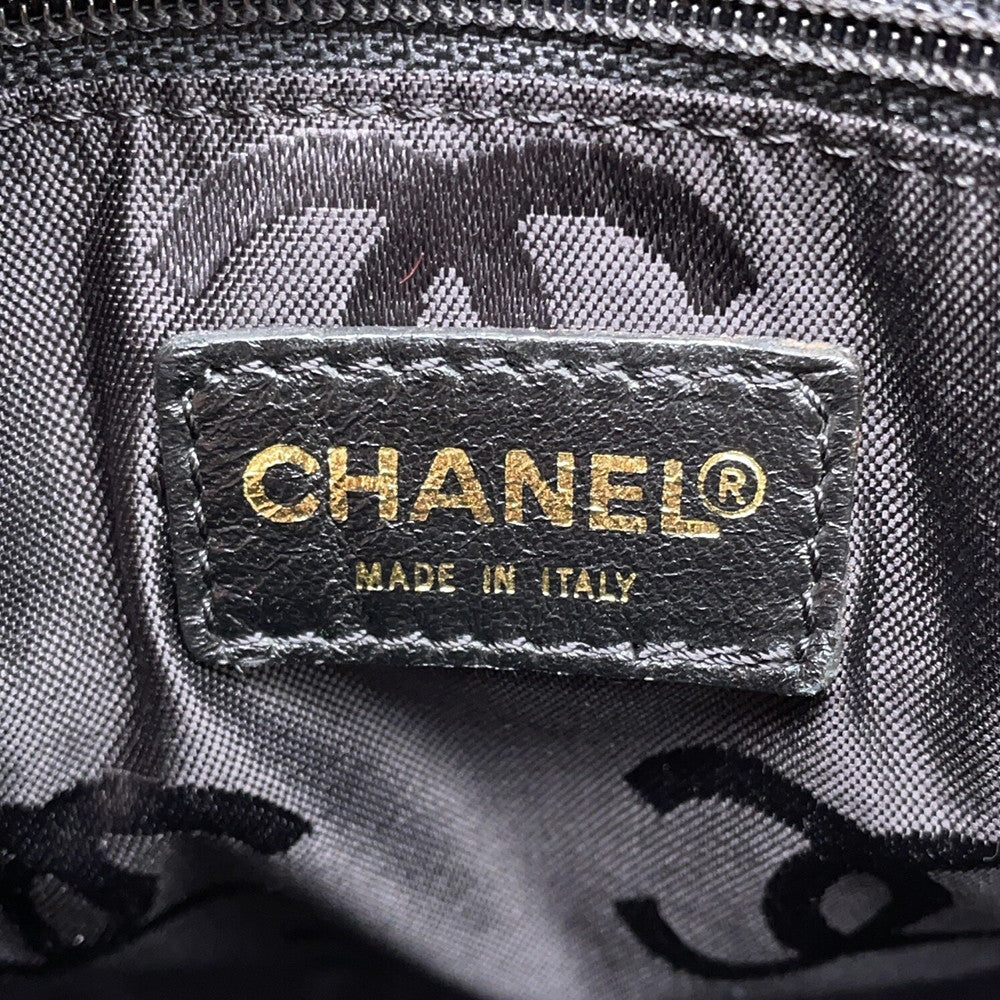 CHANEL Wild Stitch Handbag BlackA20665 Lambskin