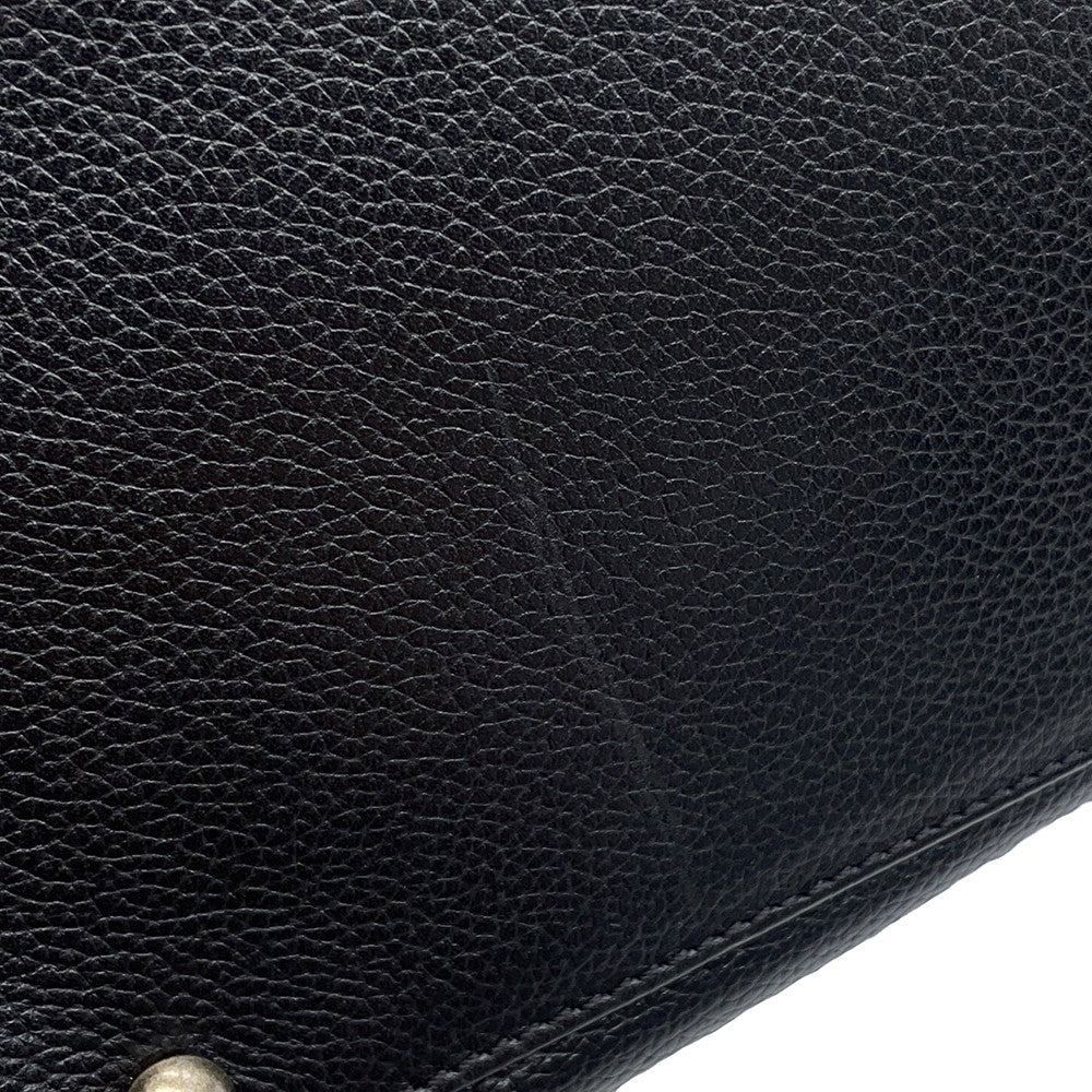 CHANEL Executive 2WAY Tote Black Leather