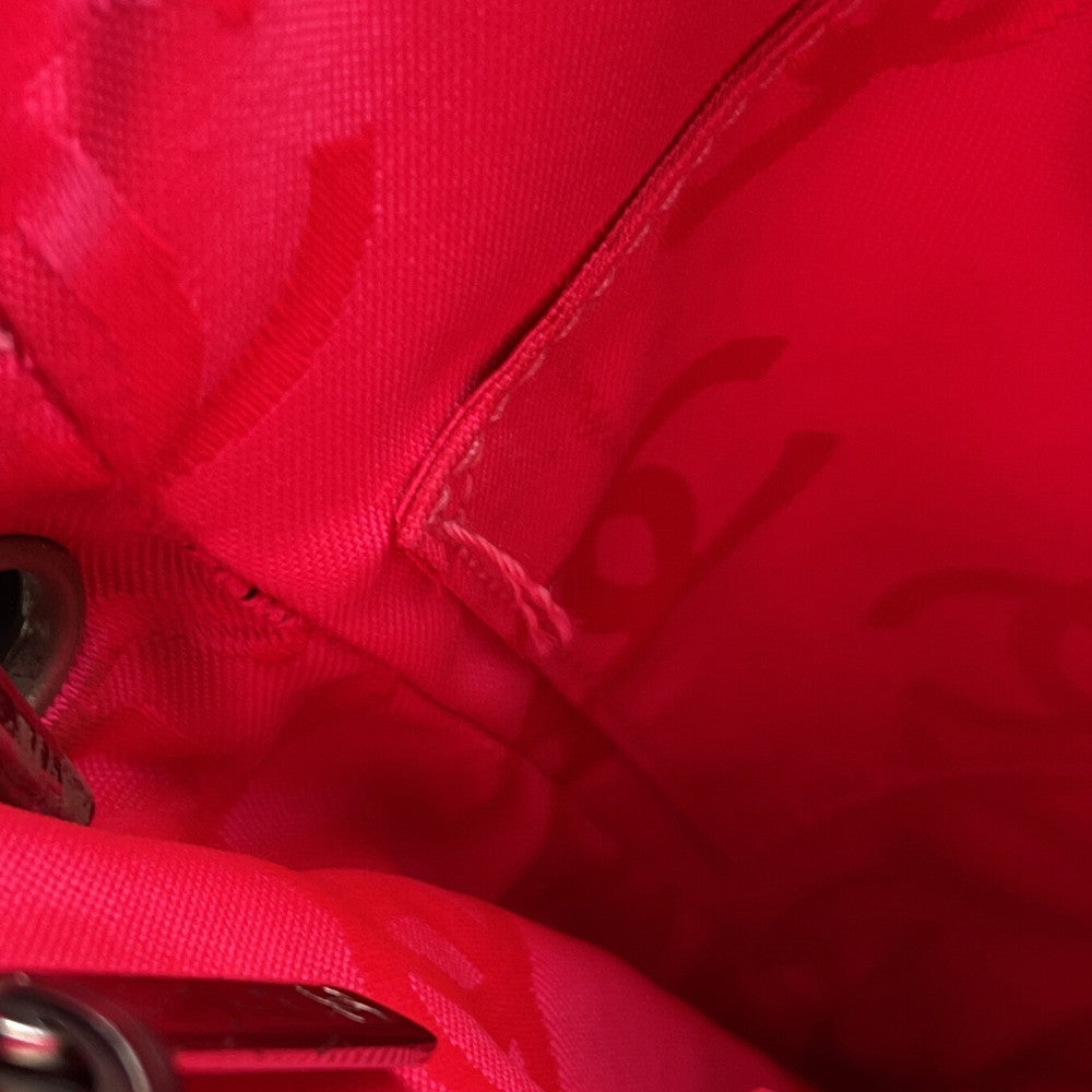 CHANEL Cambon line Shoulder Bag White/BlackA25178 Calf Leather Size Medium