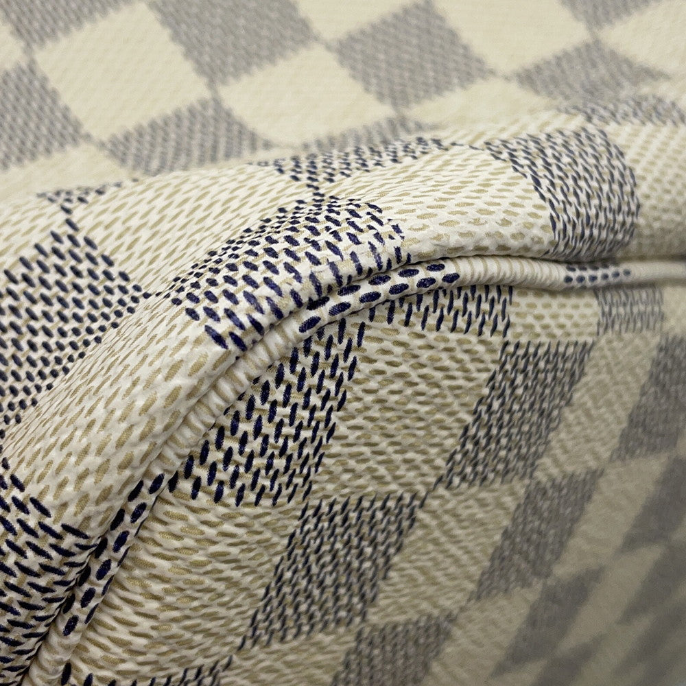 LOUIS VUITTON Neverfull BeigeN51110 Damier Azur Size PM