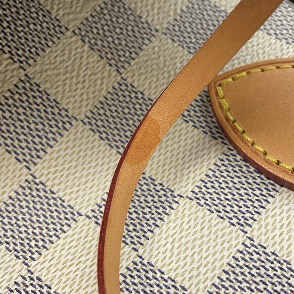 LOUIS VUITTON Neverfull BeigeN51110 Damier Azur Size PM