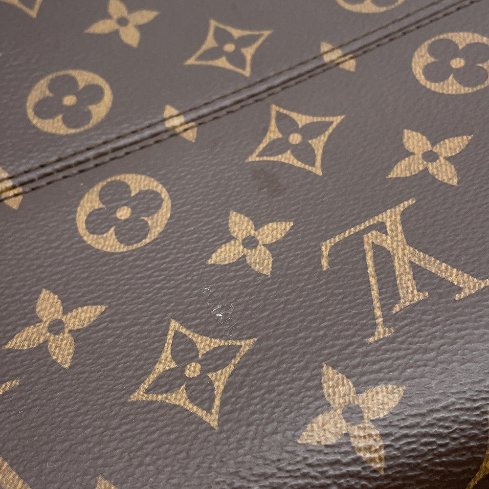 LOUIS VUITTON Fold tote Wine/NoirM45409 Monogram Calf Leather Size MM