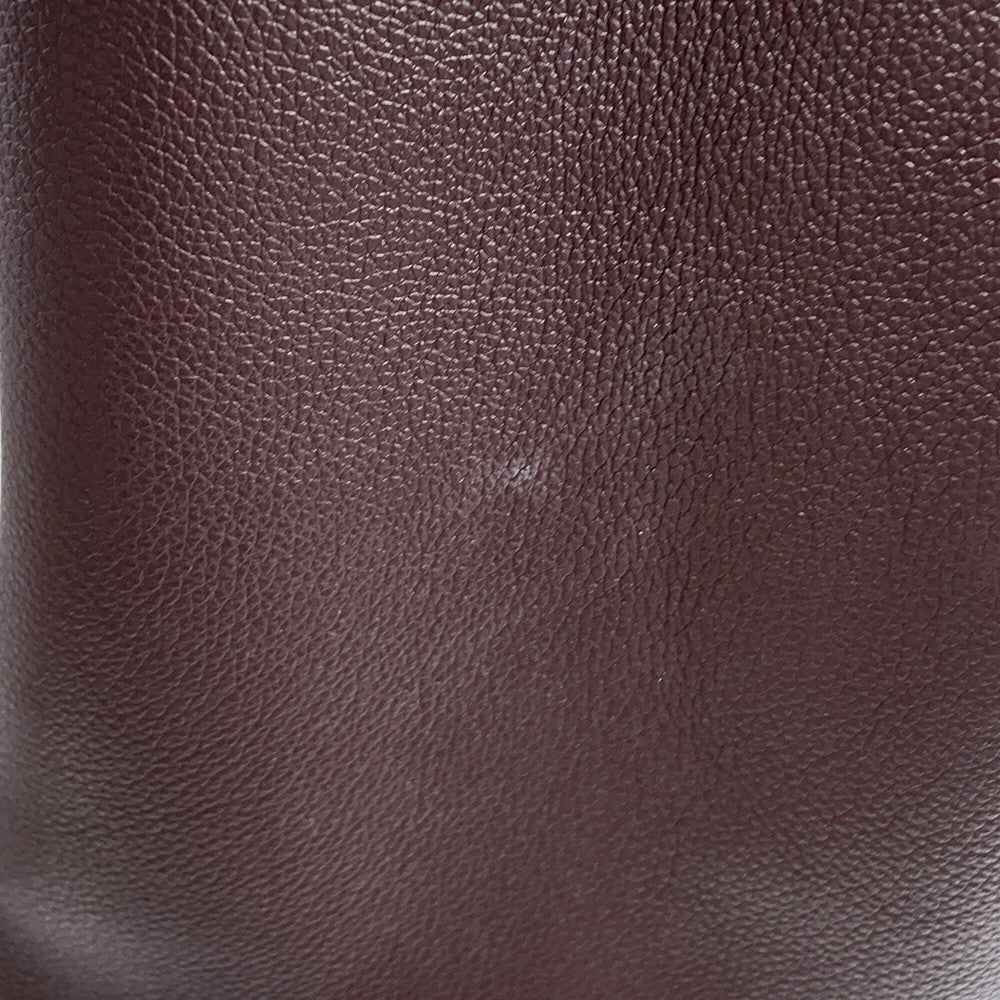 LOUIS VUITTON Fold tote Wine/NoirM45409 Monogram Calf Leather Size MM