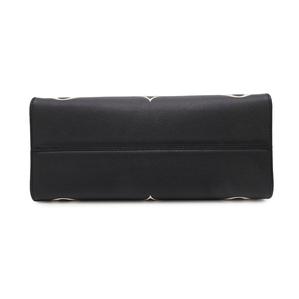 LOUIS VUITTON Onthego Noir/BeigeM45495 Bicolor Monogram Empreinte Leather Size MM