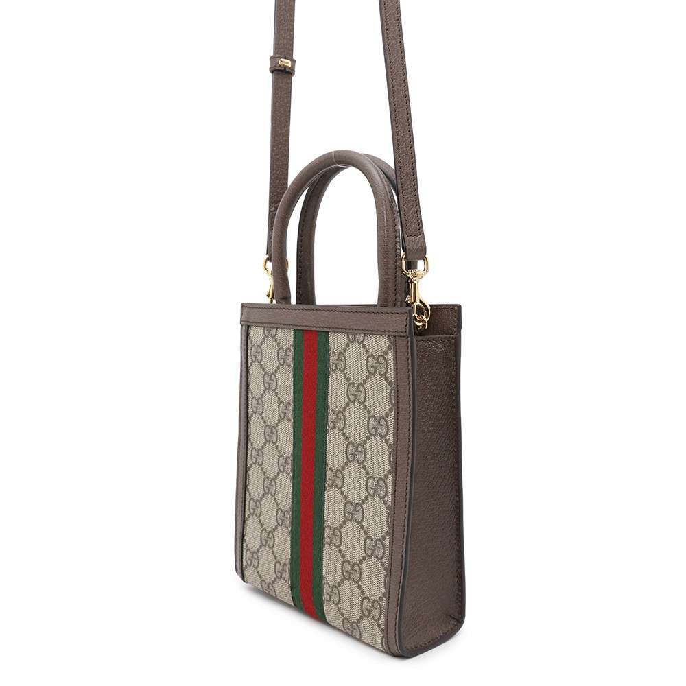 GUCCI Ophidia 2WAY Handbag Beige/Brown772317 GG Supreme Leather