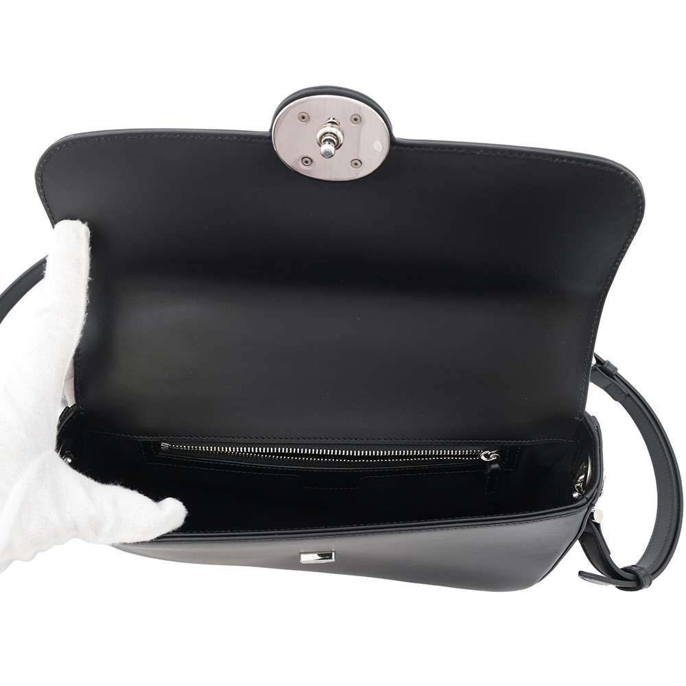 GUCCI PETITE GG 2WAYShoulder Bag Black739721 Calf Leather Size Small
