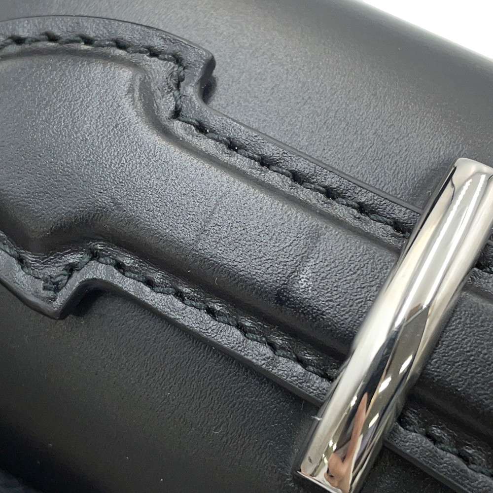 GUCCI PETITE GG 2WAYShoulder Bag Black739721 Calf Leather Size Small