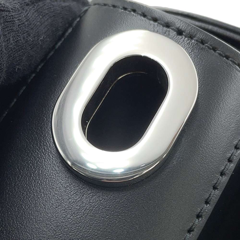 GUCCI PETITE GG 2WAYShoulder Bag Black739721 Calf Leather Size Small