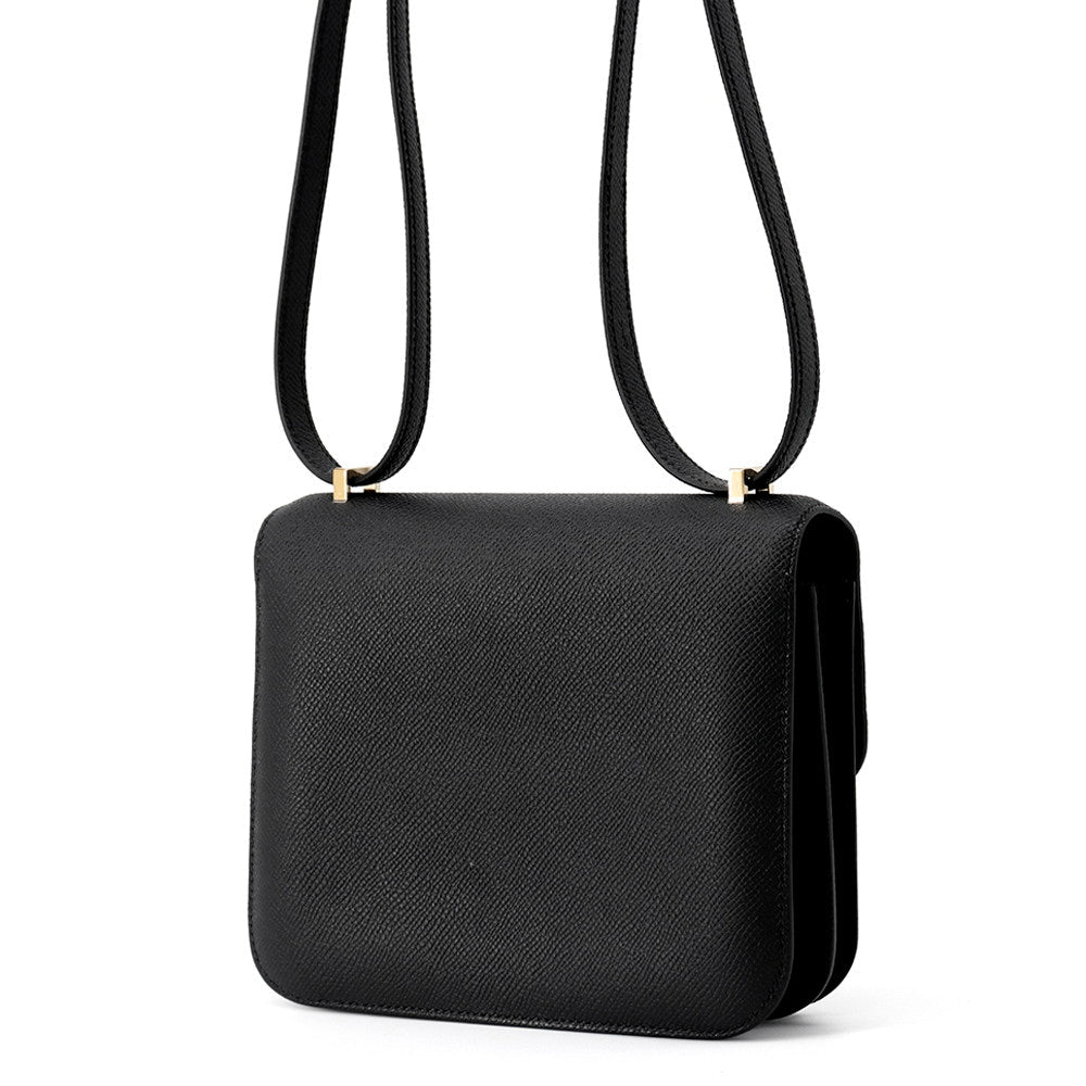 HERMES Constance3 Miroir Black Epsom Size Mini