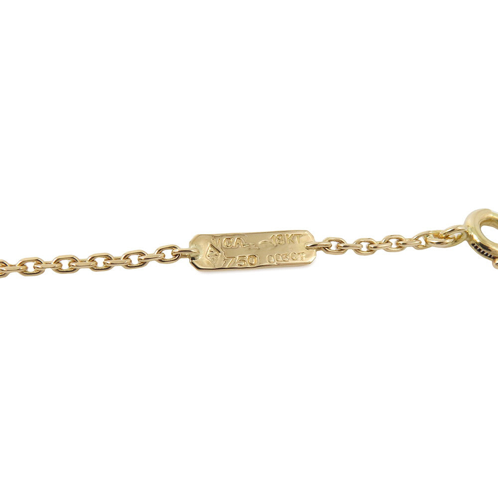 Van Cleef & Arpels Lucky Alhambra Papillon Necklace 18K Yellow Gold