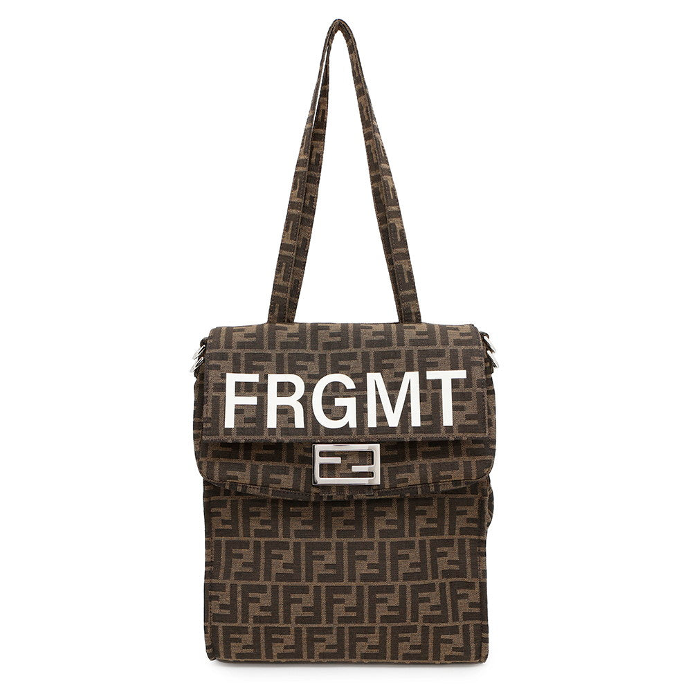 FENDI FENDIxFRGMET Zucca Baguette Foldable Brown8BH418 Canvas