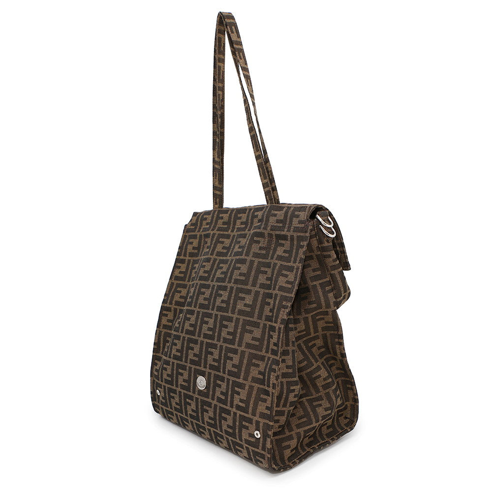 FENDI FENDIxFRGMET Zucca Baguette Foldable Brown8BH418 Canvas