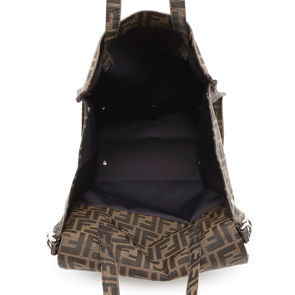 FENDI FENDIxFRGMET Zucca Baguette Foldable Brown8BH418 Canvas