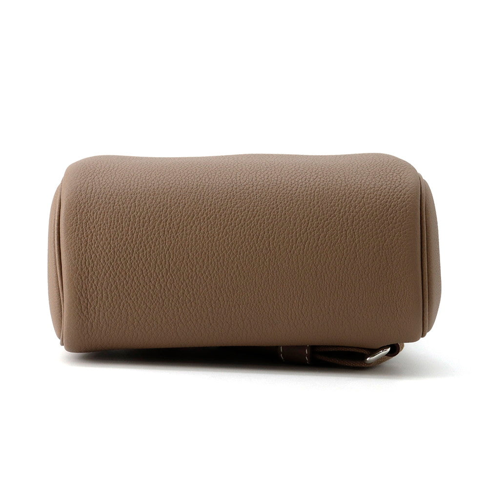 HERMES Akkad Etoupe Togo Leather Size PM