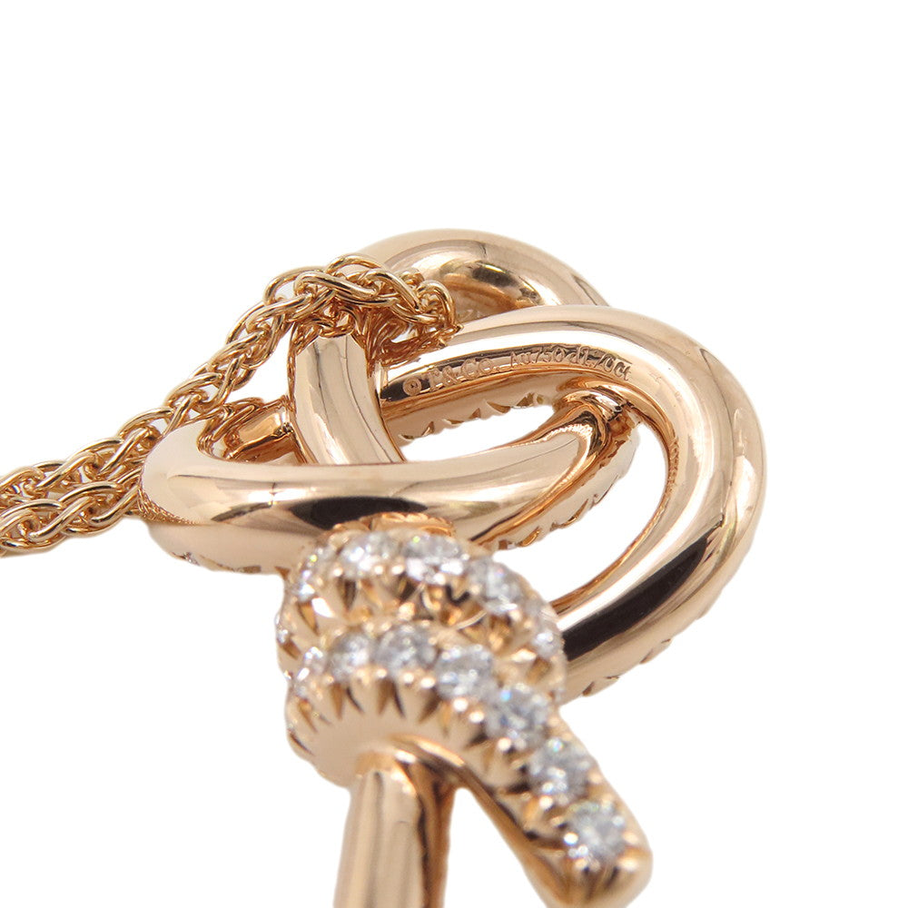 TIFFANY&Co. Knot Key Pendant Size Large72984153 18K Pink Gold