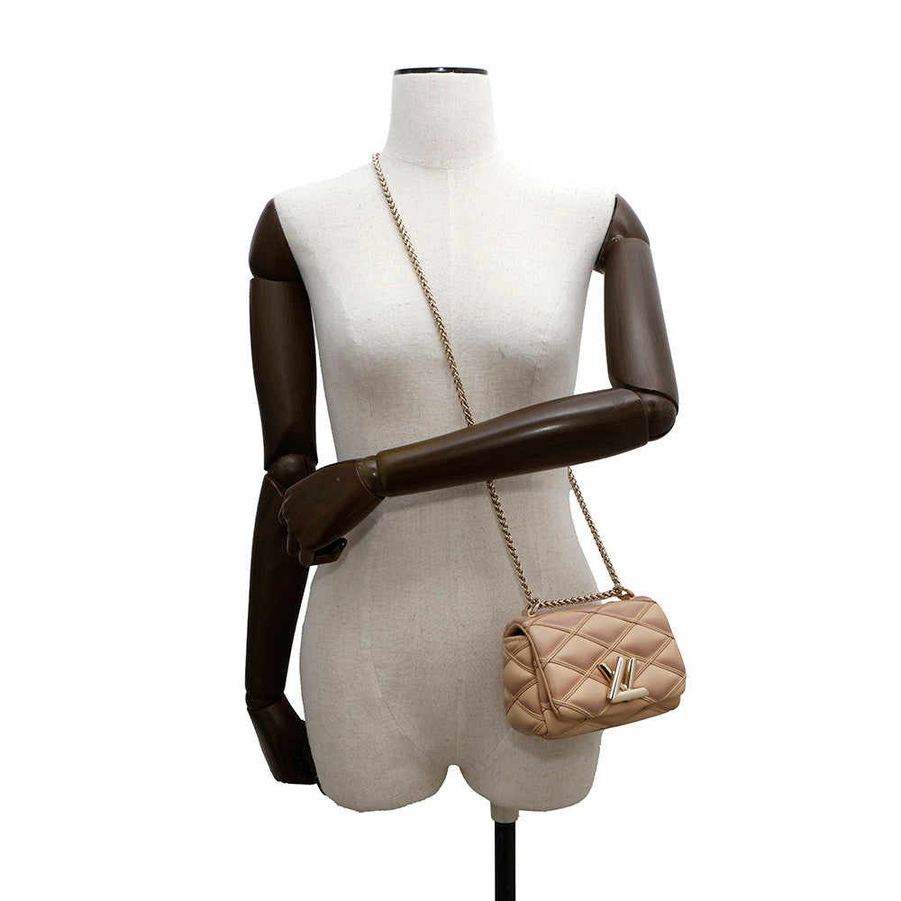 LOUIS VUITTON Maltage PICO GO-14 ChainShoulder BeigeM82752 Lambskin