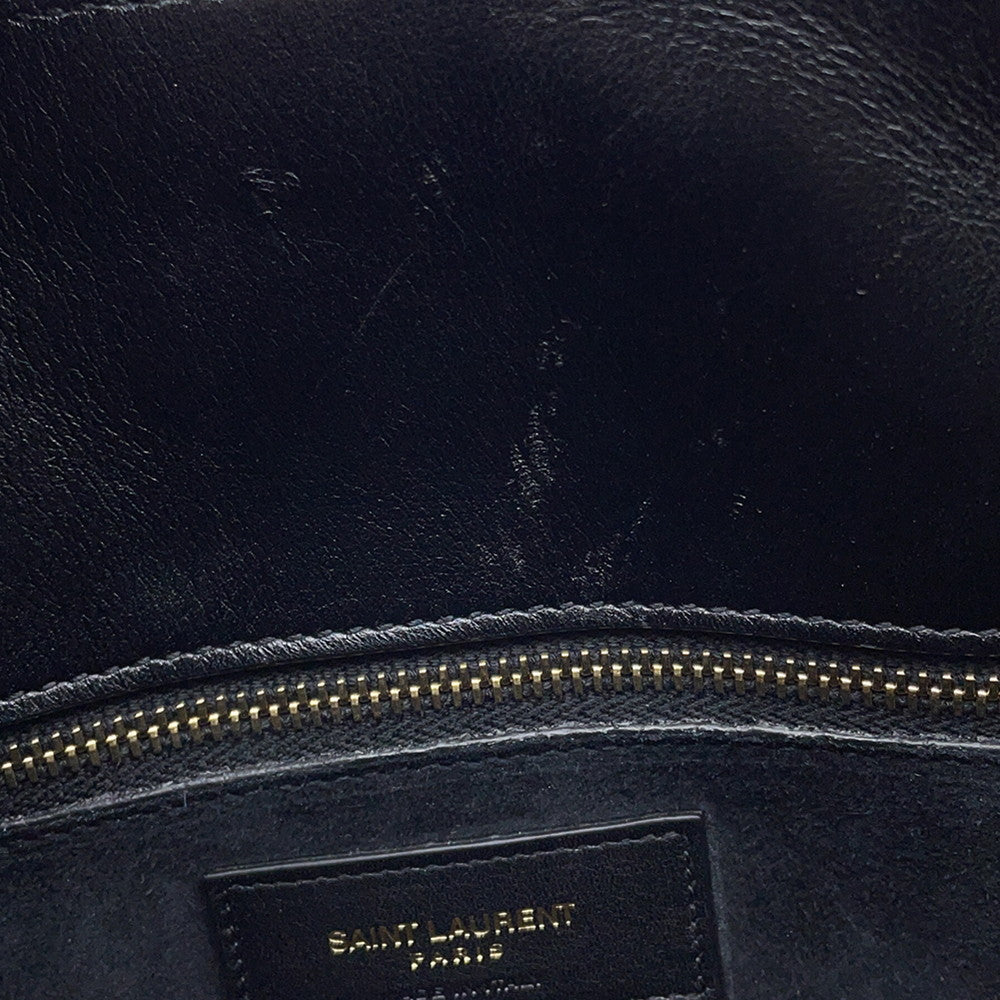 SAINT LAURENT PARIS Jour Black355153 Leather