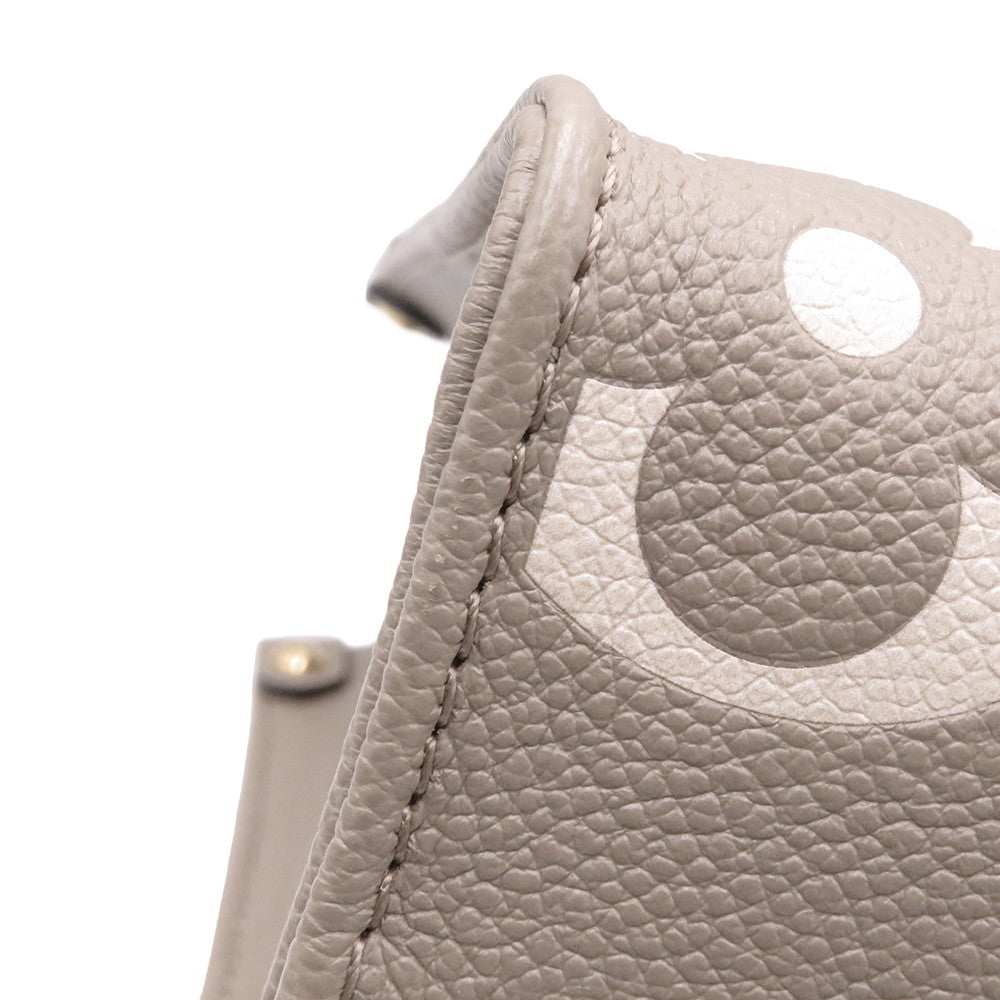 LOUIS VUITTON Onthego Tourterelle claimM45779 Bicolor Monogram Empreinte Leather Monogram Giant Size PM