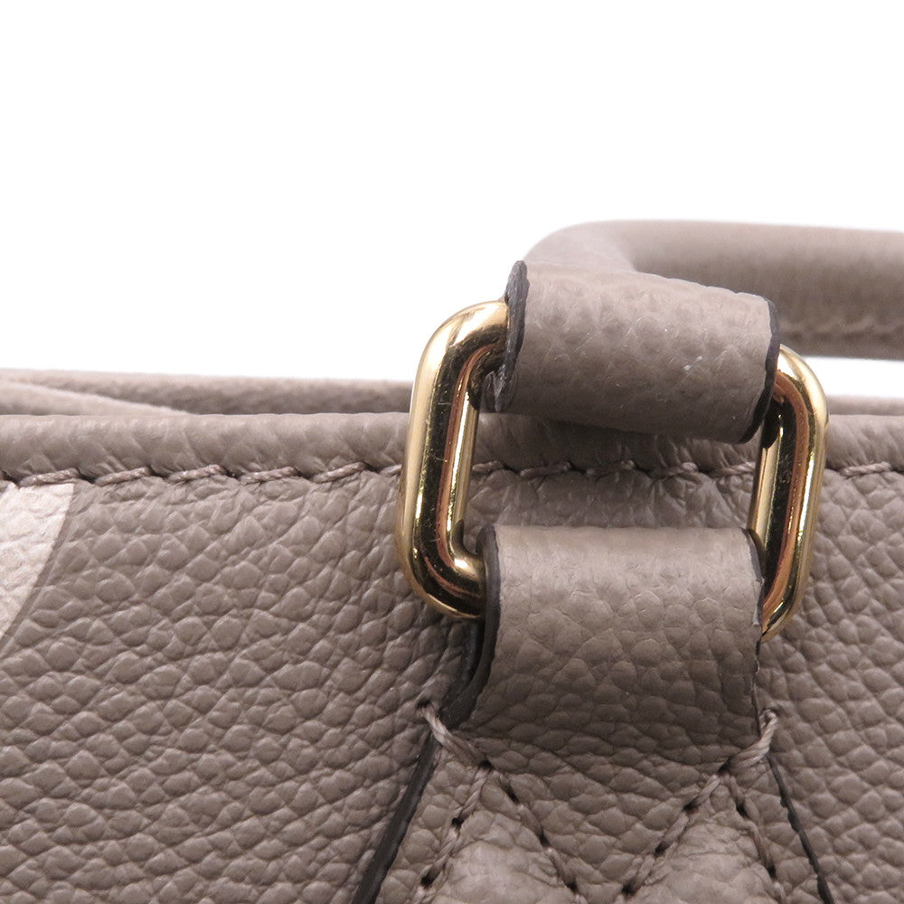 LOUIS VUITTON Onthego Tourterelle claimM45779 Bicolor Monogram Empreinte Leather Monogram Giant Size PM