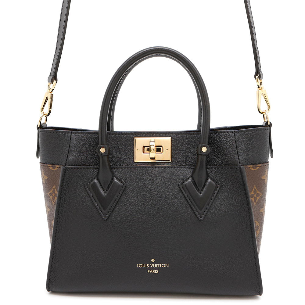 LOUIS VUITTON On My Side NoirM57728 Monogram Calf Leather Size PM