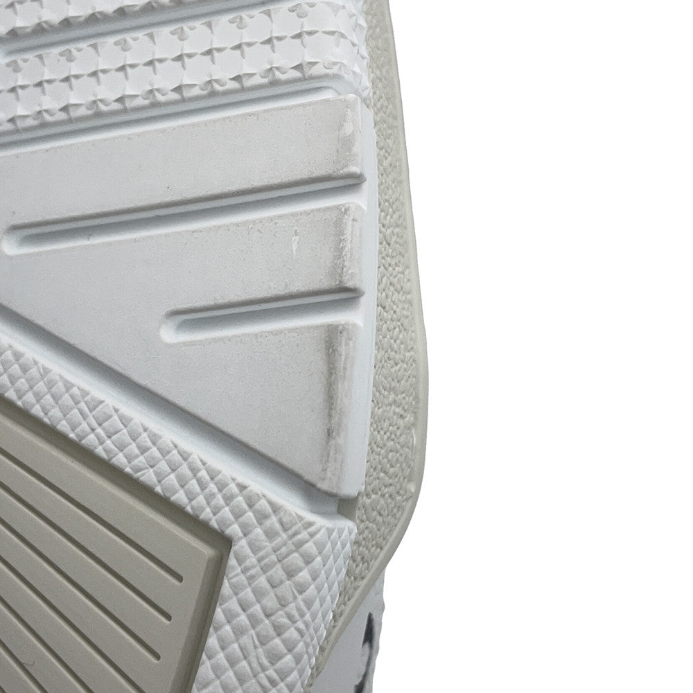 LOUIS VUITTON LV × TM LV Trainer Sneakers Blanc1AHEKF Grained Calf Leather Size 7 1/2
