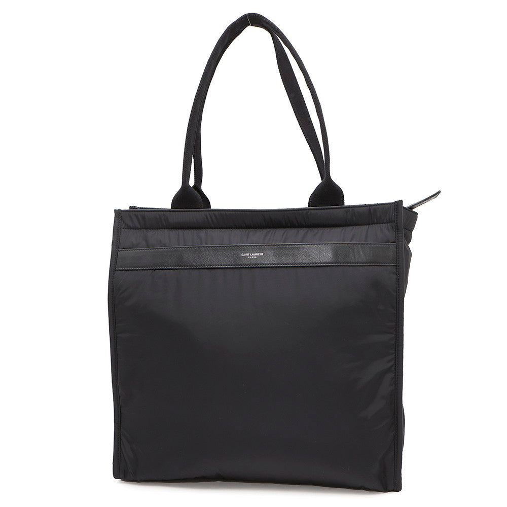 SAINT LAURENT PARIS City Tote Bag Black729297 Nylon Leather