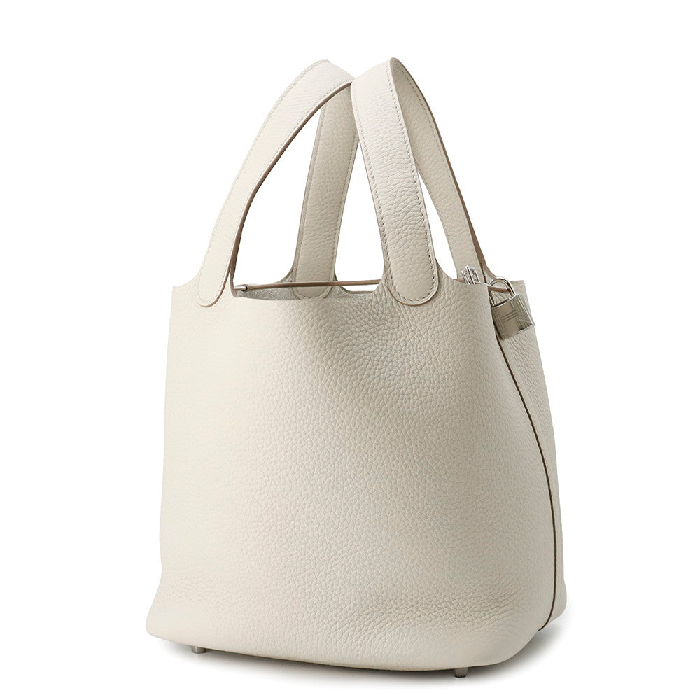 HERMES Picotin Lock Beton Taurillon Clemence Size MM