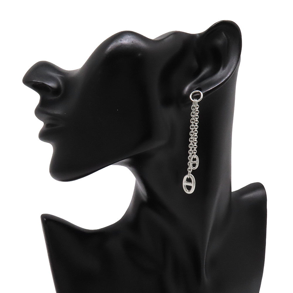 HERMES Chaine d'Ancre New Farandole Earrings Size PM SV925