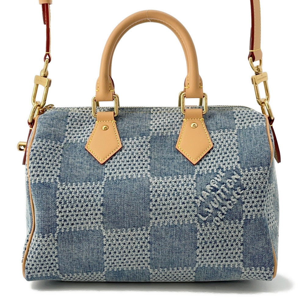LOUIS VUITTON Speedy Bandouliere BlueN40700 Damier・Denim Size 25