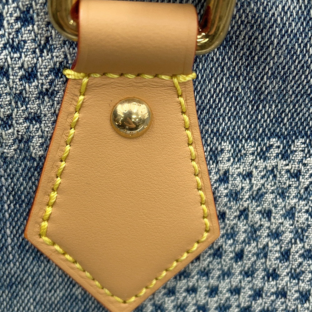 LOUIS VUITTON Speedy Bandouliere BlueN40700 Damier・Denim Size 25