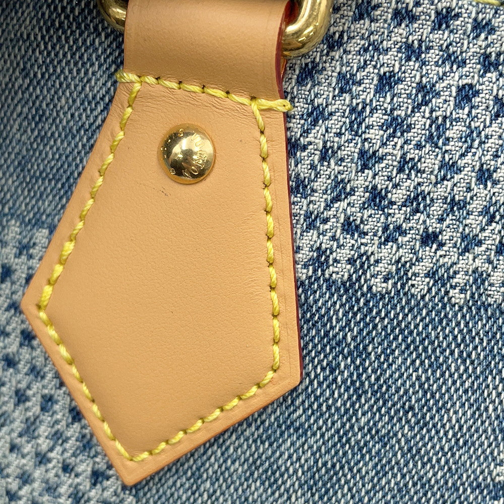 LOUIS VUITTON Speedy Bandouliere BlueN40700 Damier・Denim Size 25