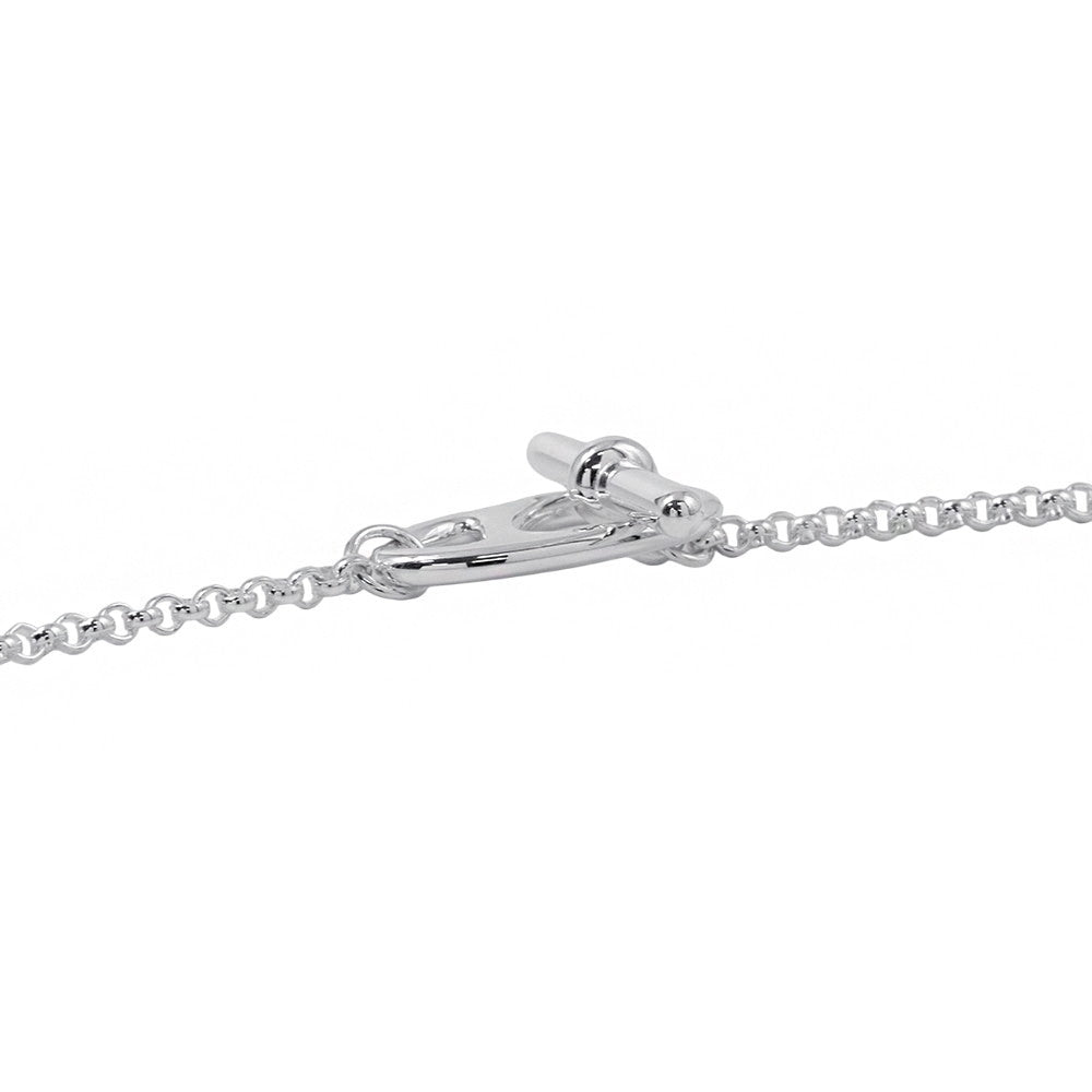 HERMES Chaine d'Ancre Punk Necklace Size 40 SV925