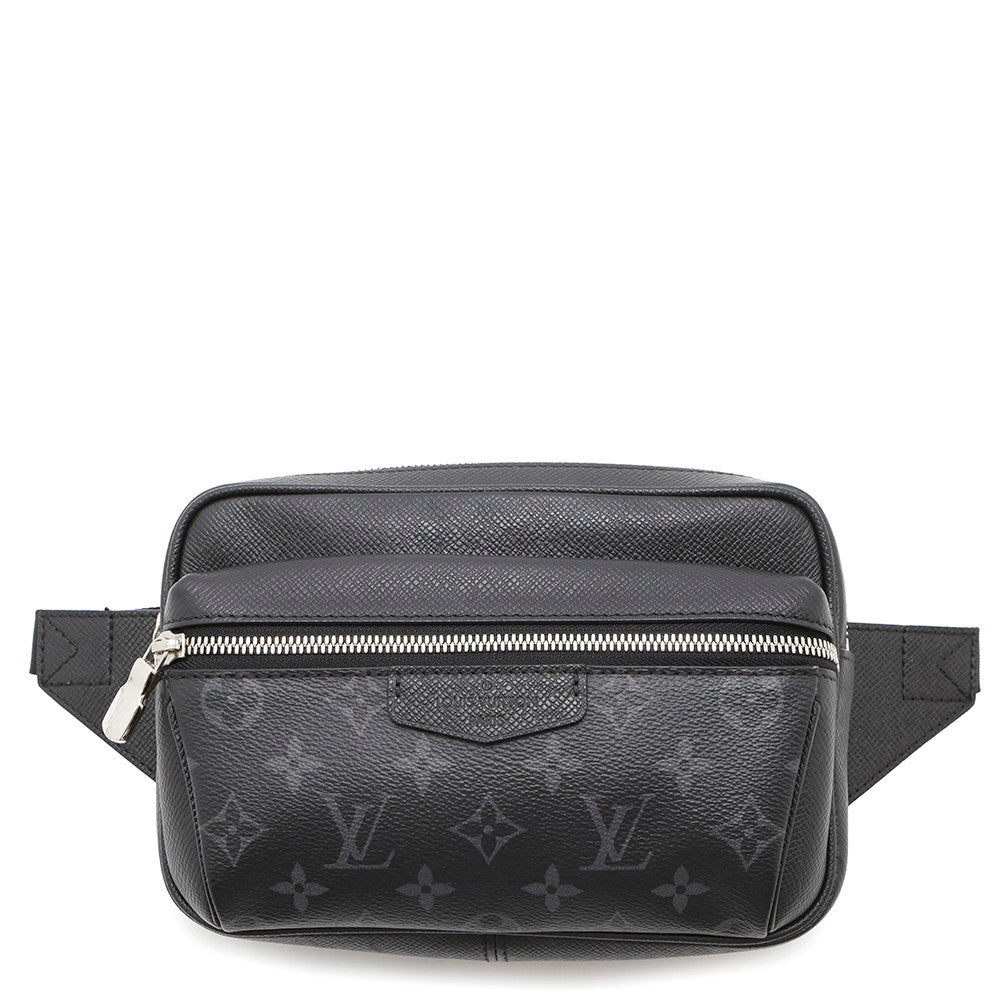 LOUIS VUITTON Bumbag / Outdoor NoirM30245 Monogram Eclipse Taiga Leather