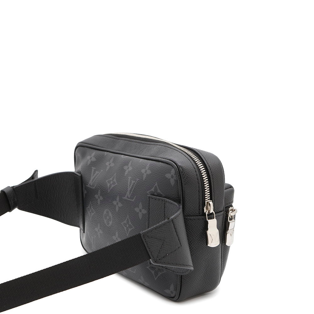 LOUIS VUITTON Bumbag / Outdoor NoirM30245 Monogram Eclipse Taiga Leather