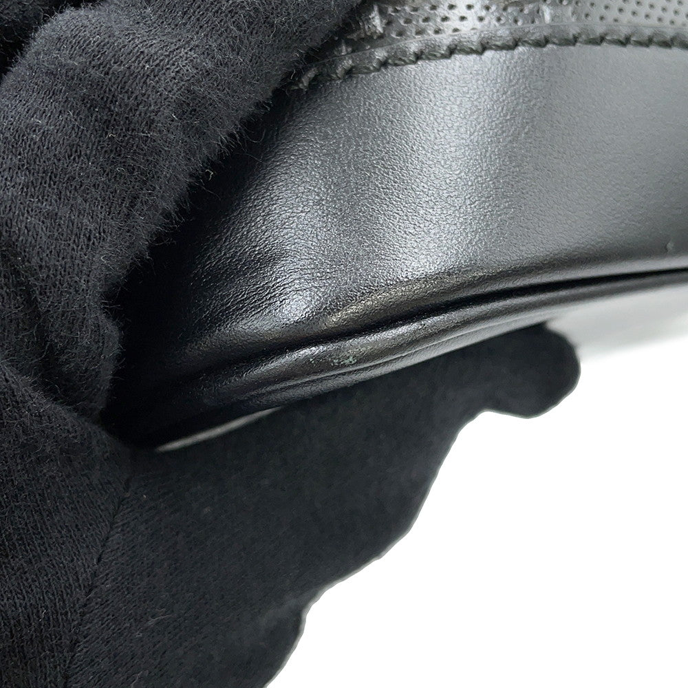 GUCCI GG Embossed Backpack Black658579 Leather