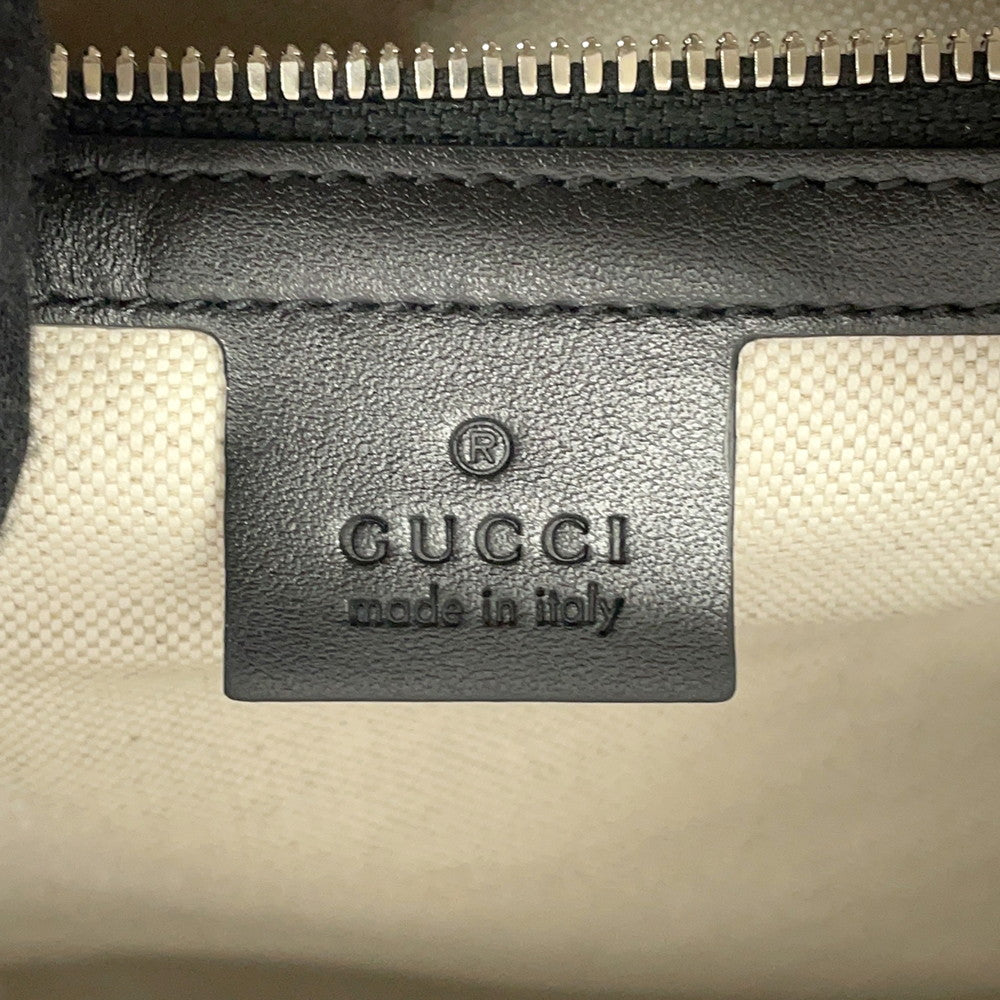 GUCCI GG Embossed Backpack Black658579 Leather