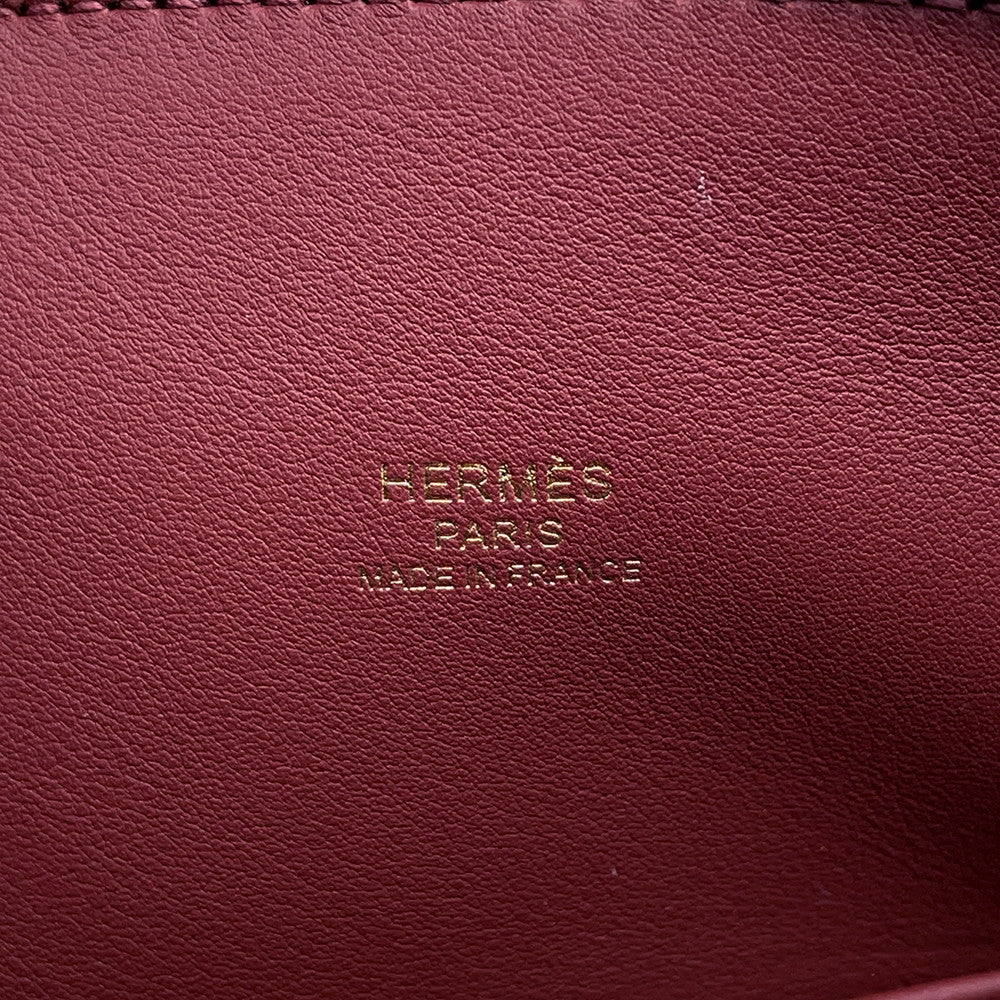 HERMES Bolide 1923 Rouge H Evercolor Size 25
