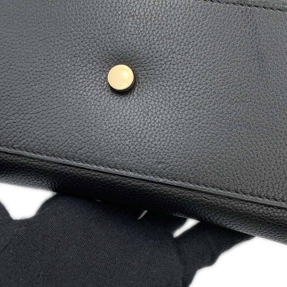 SAINT LAURENT PARIS Jour Black717448 Leather Size Baby