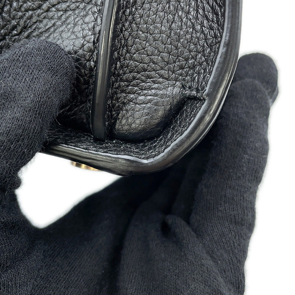 SAINT LAURENT PARIS Jour Black717448 Leather Size Baby