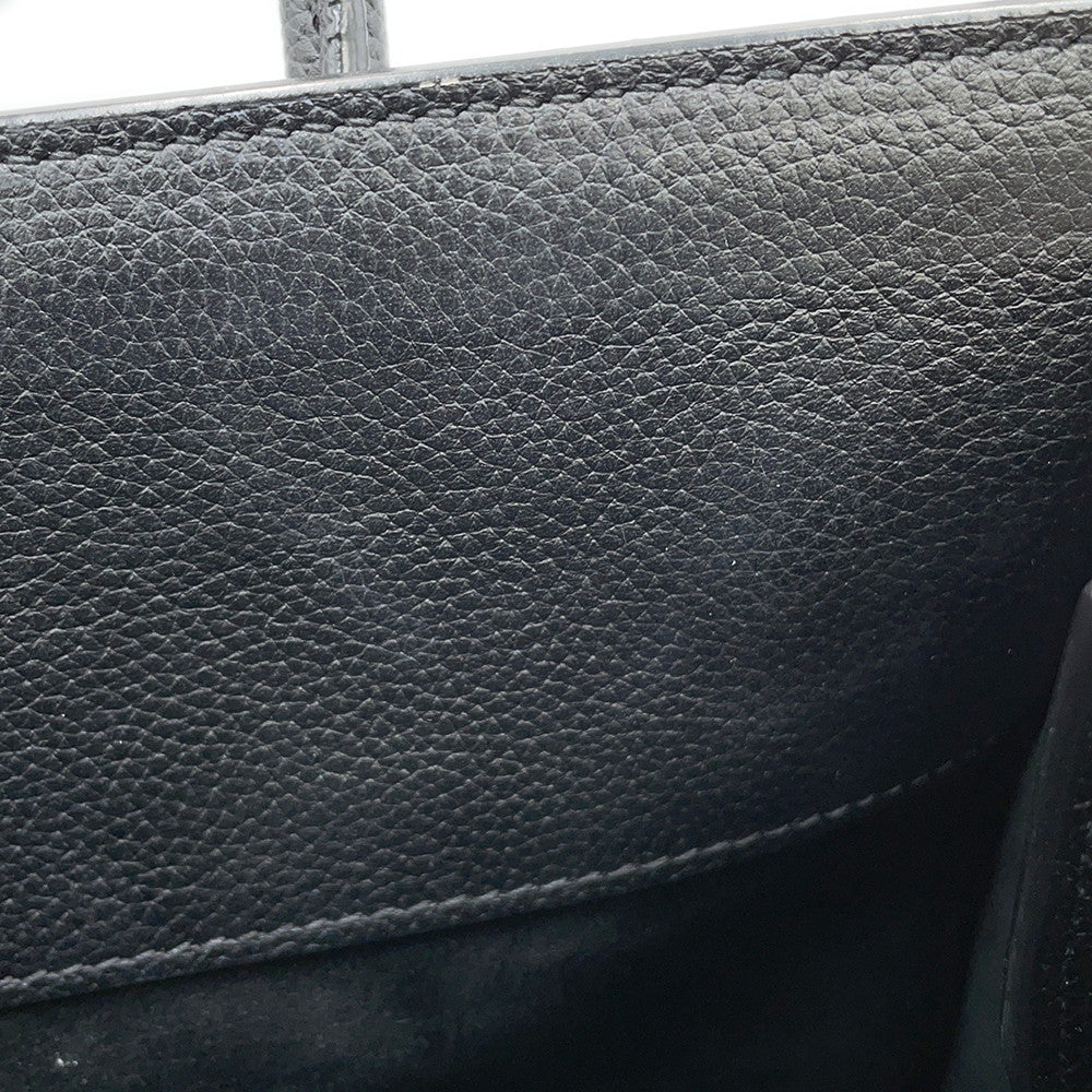 SAINT LAURENT PARIS Jour Black717448 Leather Size Baby