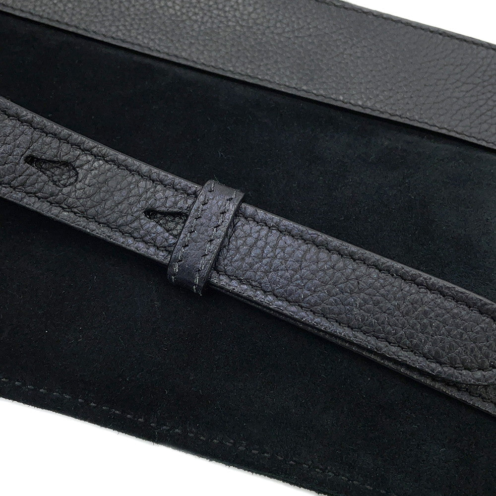 SAINT LAURENT PARIS Jour Black717448 Leather Size Baby