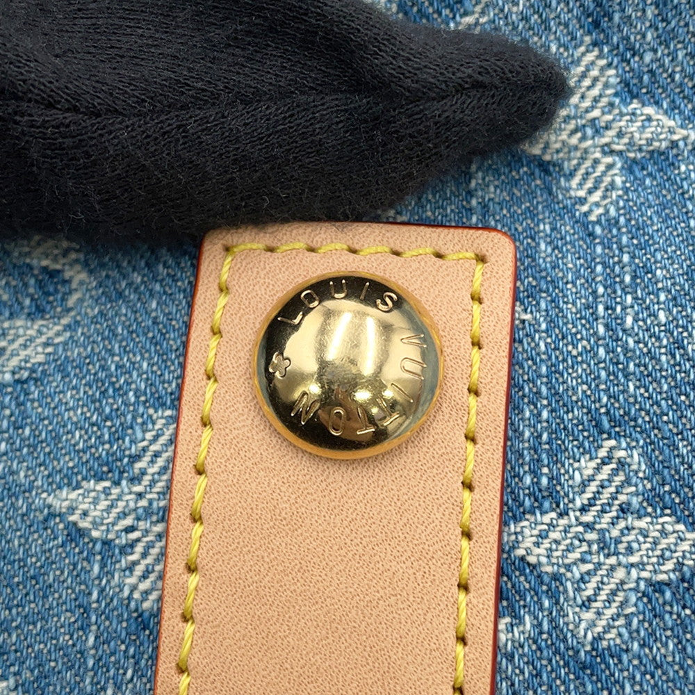 LOUIS VUITTON Carriol NM BlueM46855 Monogram Denim Size MM