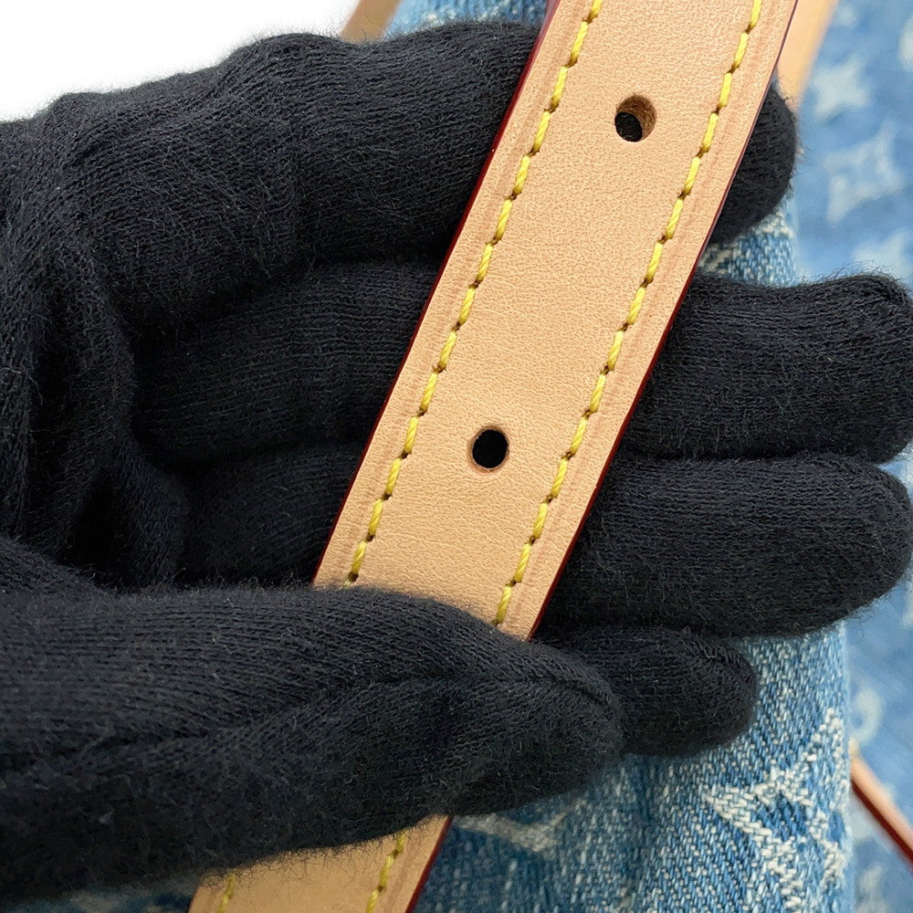 LOUIS VUITTON Carriol NM BlueM46855 Monogram Denim Size MM