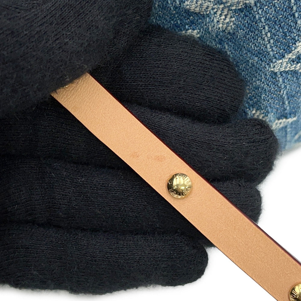 LOUIS VUITTON Carriol NM BlueM46855 Monogram Denim Size MM