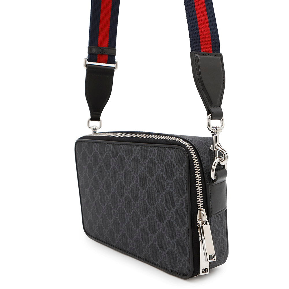 GUCCI GG Supreme SmallShoulder Bag Black792456 GG SupremeCanvas