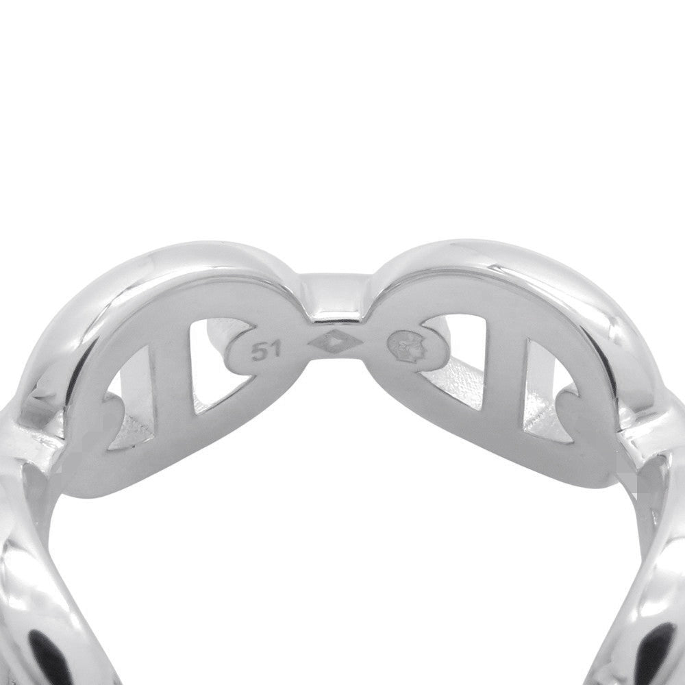 HERMES Chaine d'Ancre Anchene Ring Size PM/51/#11 SV925