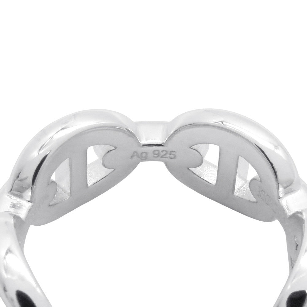 HERMES Chaine d'Ancre Anchene Ring Size PM/51/#11 SV925