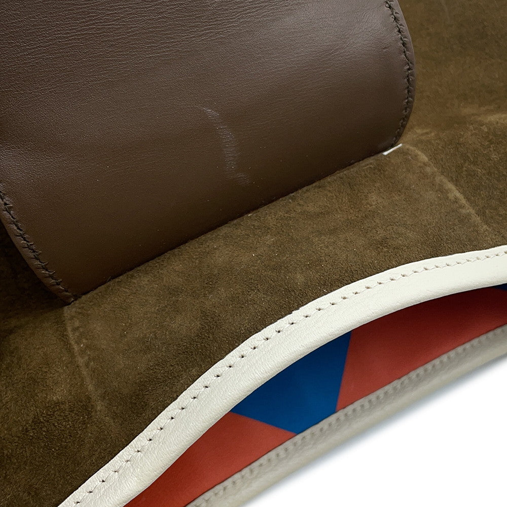 GUCCI Jackie Vintage Shoulder Bag Brown Suede leather